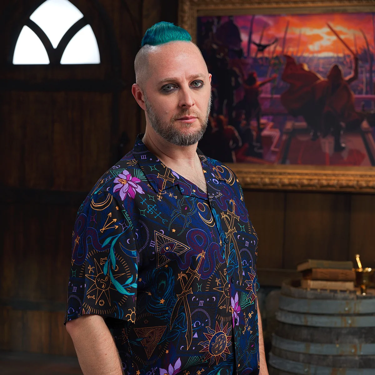 Beauty of Exandria: Creation - Mollymauk Tealeaf Camp Shirt - Image 8