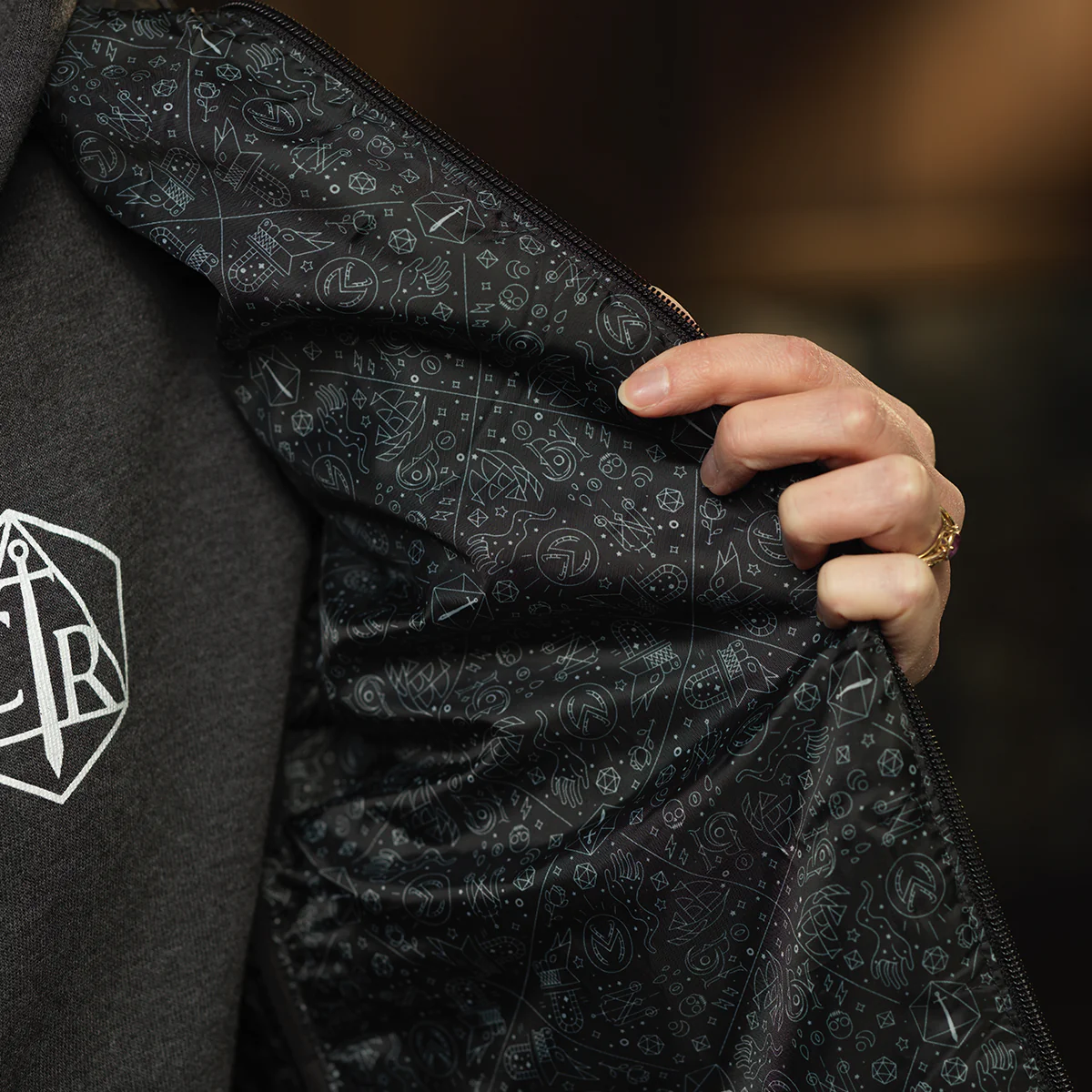 Critical Role Quilted Puffer Jacket - Image 9